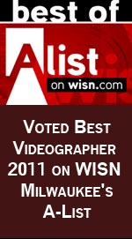 J.C. Designs was the best videographer 2011 on WISN Milwaukee's A-LIST